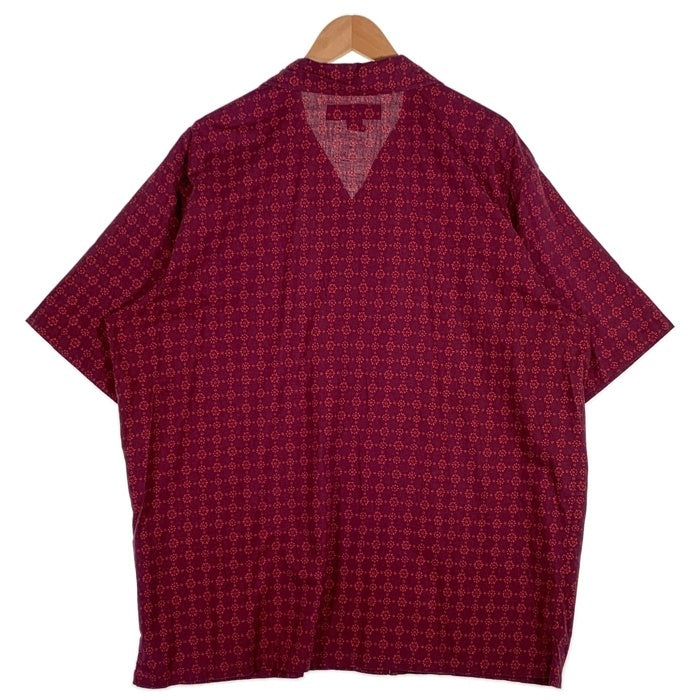 POLO JEANS COMPANIY ポロ ジーンズカンパニー RALPH LAUREN ラルフローレン 半袖 オープンカラーシャツ 総柄 レッド Size L 福生店