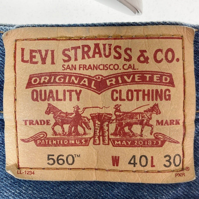 Levi's リーバイス 560 テーパード デニムパンツ インディゴ バングラディッシュ製 Size 40 瑞穂店