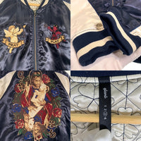 glamb グラム Shepherd's God blouson シェパーズゴッドブルゾン スカジャン ネイビー GB13AT/JKT05 Size 3 福生店