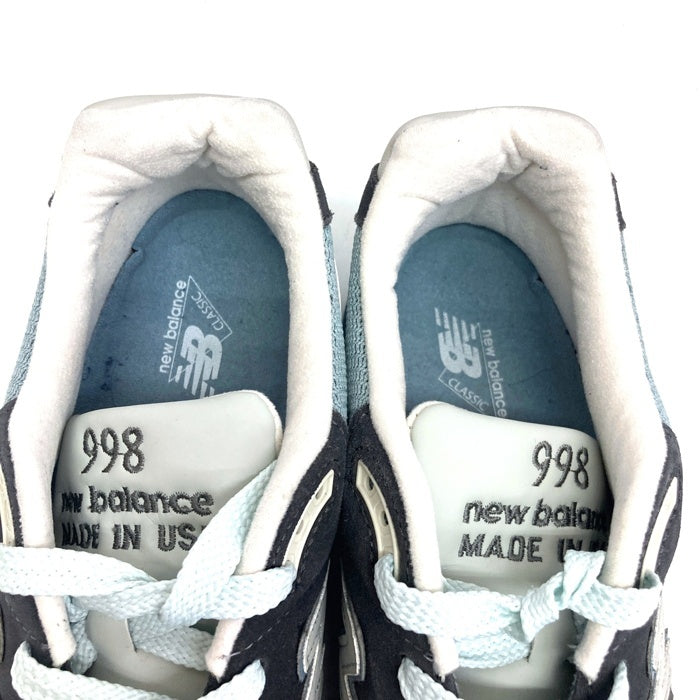 New Balance ニューバランス KITH キス M998KT  Steel Blue スニーカー ブルー size28.5cm 瑞穂店