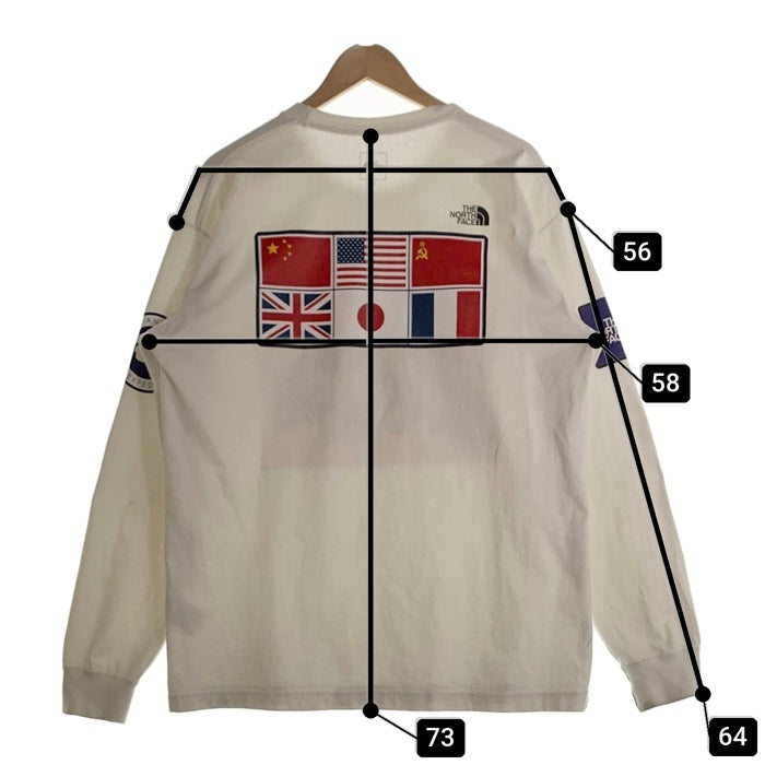 THE NORTH FACE ノースフェイス TRANS ANTARCTICA トランス アンタークティカ 長袖 Tシャツ ホワイト NT82230 Size XXL 福生店