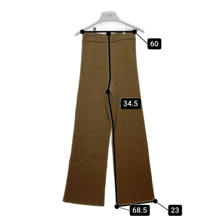 PHEENY フィーニー ニットパンツ ブラウン size1 瑞穂店