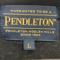 PENDLETON ペンドルトン 1275-4215 別注 バックプリント Tシャツ ブラック sizeL 瑞穂店