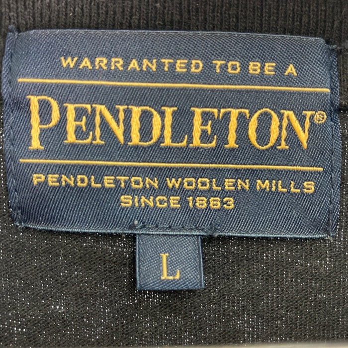 PENDLETON ペンドルトン 1275-4215 別注 バックプリント Tシャツ ブラック sizeL 瑞穂店