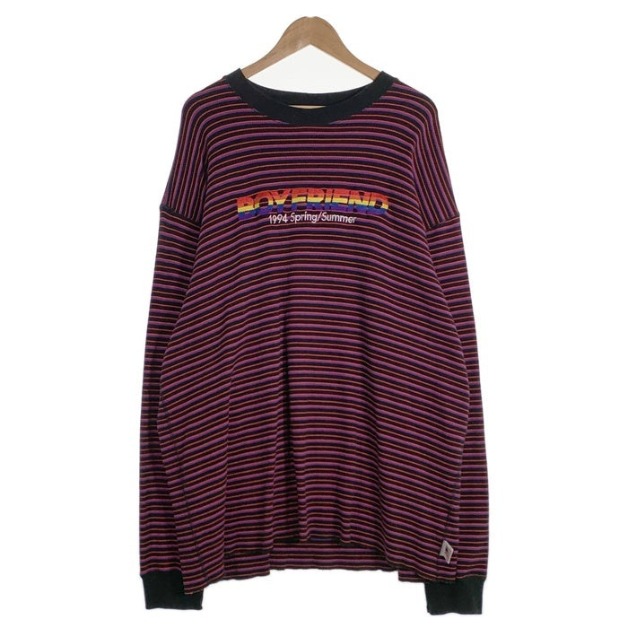 DAIRIKU ダイリク 22SS BOYFRIEND ボーダーロングスリーブカットソー マルチ C-10 Size F 福生店