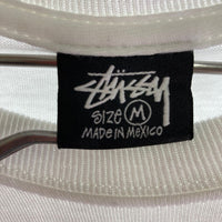 stussy ステューシー × Eric B. & Rakim  エリックB. & ラキム プリント ロンＴ ホワイト sizeM 瑞穂店