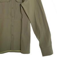 THE NORTH FACE ノースフェイス Sniktau Long-Sleeve Sun Shirt ロングスリーブシャツ 内メッシュ スナップボタン ライトグリーン NF0A7WO4 Size M 福生店