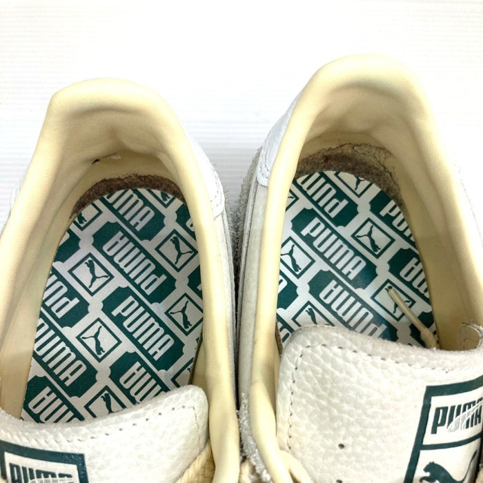 PUMA プーマ Indoor PRM インドア プレミアム スウェードローカットスニーカー ライトグレー クリーム 398179-01 Size 27cm 瑞穂店