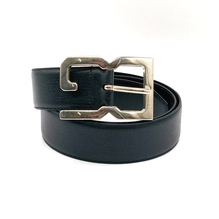 DOLCE&GABBANA ドルチェアンドガッバーナ DGバックル レザーベルト ブラック Size 100cm-40インチ 瑞穂店