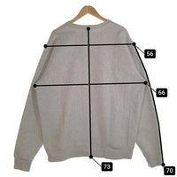 LFYT エルエフワイティー SAMPLES サンプルズ NEW YORK プリント クルーネックスウェットトレーナー ヘザーグレー Size XL 福生店