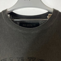 NEIGHBORHOOD ネイバーフッド 241UNNH-CSM02 24SS PIGMENT DYE CREWNECK SS ピグメント染め ロゴプリント Tシャツ グレー sizeXL 瑞穂店