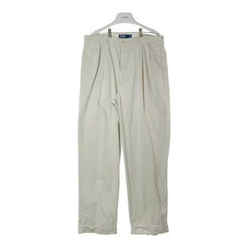 Polo Ralph Lauren ポロラルフローレン HAMMOND ハモンド メキシコ製 ツータック チノパンツ ベージュ size35 瑞穂店