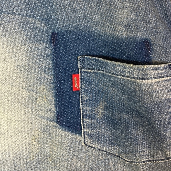 glamb グラム Brian knit denim SH ブライアンニットデニムシャツ インディゴ GB17AT/SH01 Size 4 瑞穂店