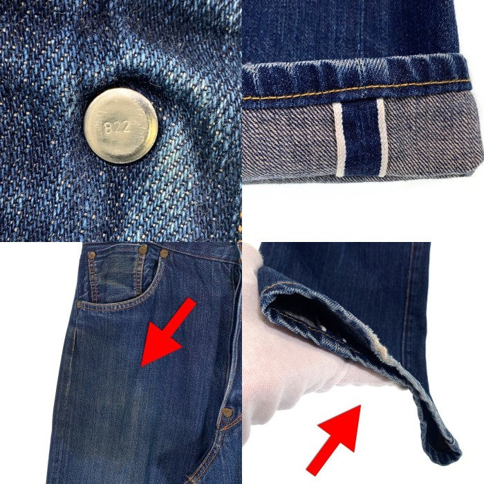 00's Levi's リーバイス 125周年 ボタン裏822 シンチバック 赤耳 セルビッチ デニムパンツ インディゴ USA製 Size W31 福生店