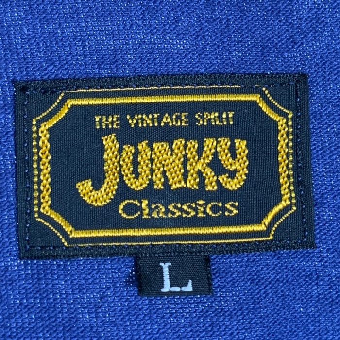 JUNKY CLASSICS ジャンキークラシックス Original Tee by KEN THE FLATTOP 半袖 Tシャツ ネイビー  Size L 福生店