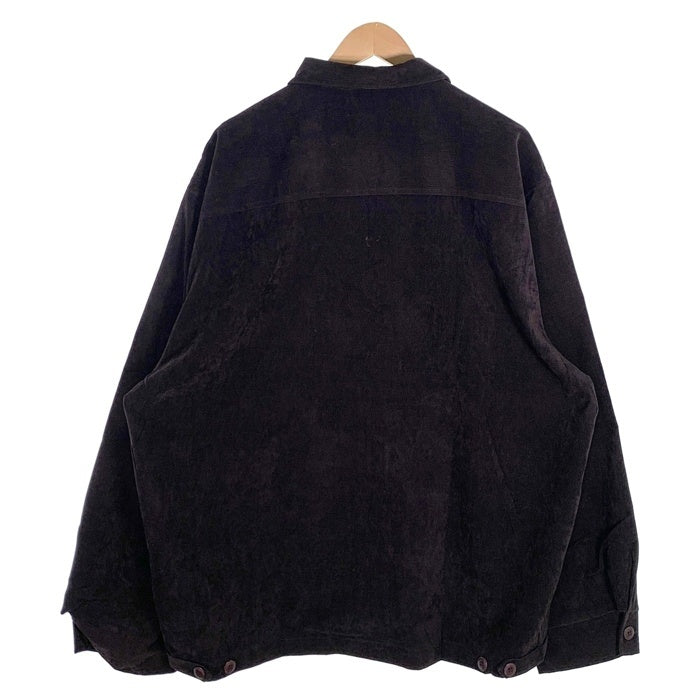 90's~ COUPE DELUX コープデラックス ジップアップジャケット ダークブラウン 中国製 Size XL 福生店