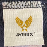 AVIREX アヴィレックス EMBROIDERY 背面刺繍 AIRPATROL Tシャツ ネイビー sizeM 瑞穂店