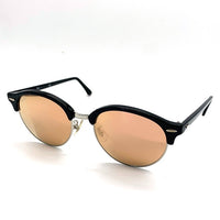 Ray-Ban レイバン クラブラウンド サングラス ミラーレンズ RB4246F ブラック ローズ 福生店