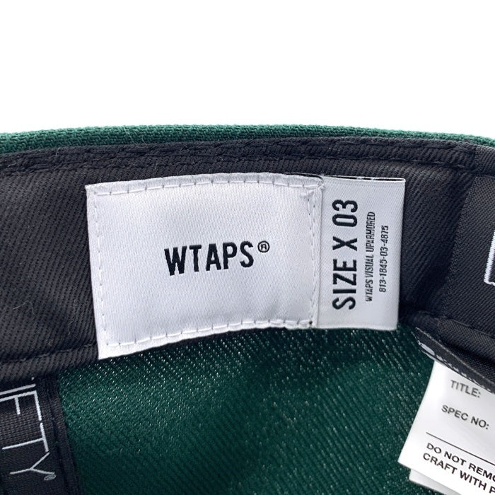 NEW ERA ニューエラ WTAPS ダブルタップス 24SS 59FIFTY ベースボールキャップ グリーン 241NENED-HT01 Size 7 1/2 (59.6cm) 福生店