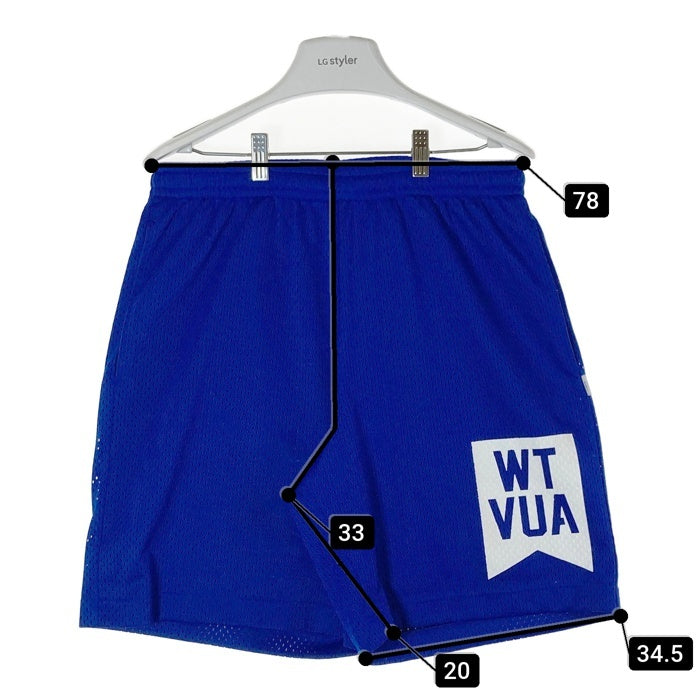 WTAPS ダブルタップス 19SS QB SHORTS POLY メッシュ ショートパンツ ブルー 191ATDT-CSM30 Size 03 瑞穂店