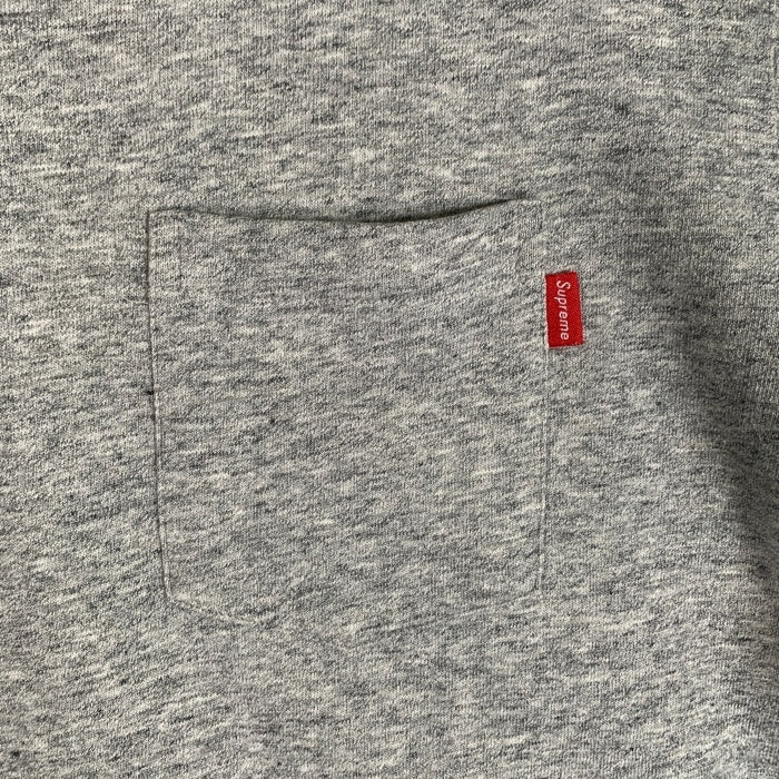 SUPREME シュプリーム Pocket Tee ポケットTシャツ ヘザーグレー ワングラム Size M 福生店