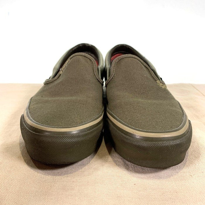 VANS バンズ Nigel Cabourn ナイジェルケーボン SLIP-ON スリッポン スニーカー オリーブ Size 26.5cm 福生店