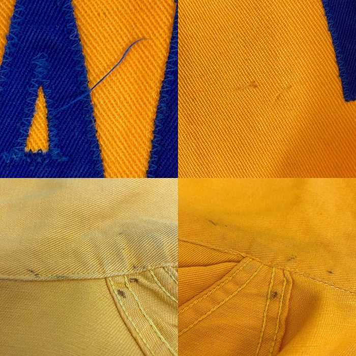 HOLT’S ホルツ 50's PARK MEMORIAL WMU ワッペン リンガー 半袖シャツ イエロー size36 瑞穂店