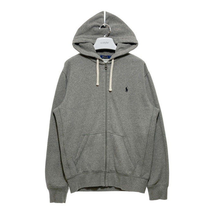 POLO RALPH LAUREN ポロラルフローレン ジップアップ スウェットパーカー チャコールグレー Size M 瑞穂店