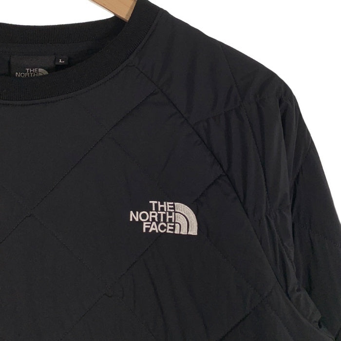 THE NORTH FACE ノースフェイス バーテックス スウェットクルー トレーナー ナイロン 中綿 ブラック NY81782 Size L 福生店