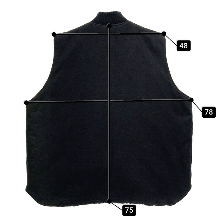 Tri-Mountain トライマウンテン 企業ロゴ ダックベスト ブラック size2XL 瑞穂店