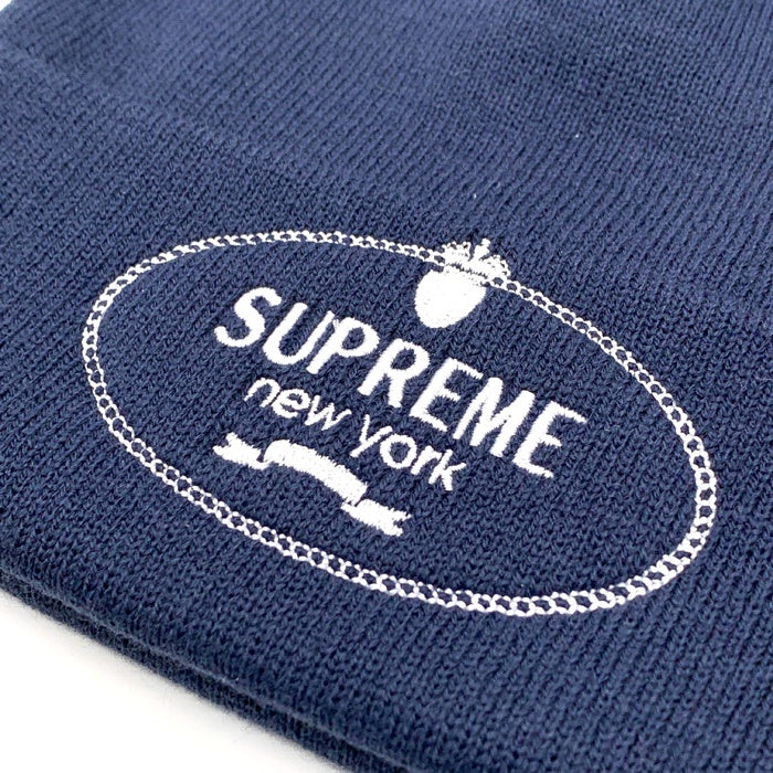 SUPREME シュプリーム 24AW Crest Beanie クレスト ビーニーキャップ ネイビー 福生店