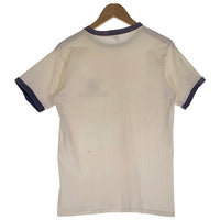 50's 60's Champion チャンピオン UNIVER SITY SOUTH FLORIDA サウス・フロリダ大学 カレッジ プリント 半袖 リンガー Tシャツ ランタグ後期 ホワイト USA製 Size L 福生店