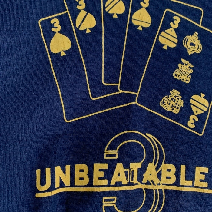 WAREHOUSE ウエアハウス Lot 4601 UNBEATABLE 半袖 プリント Tシャツ ブラック Size L 福生店