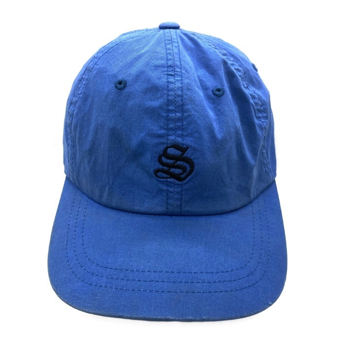 STUSSY ステューシー ワンポイント刺繍 キャップ 帽子 ブルー sizeOSFA 瑞穂店