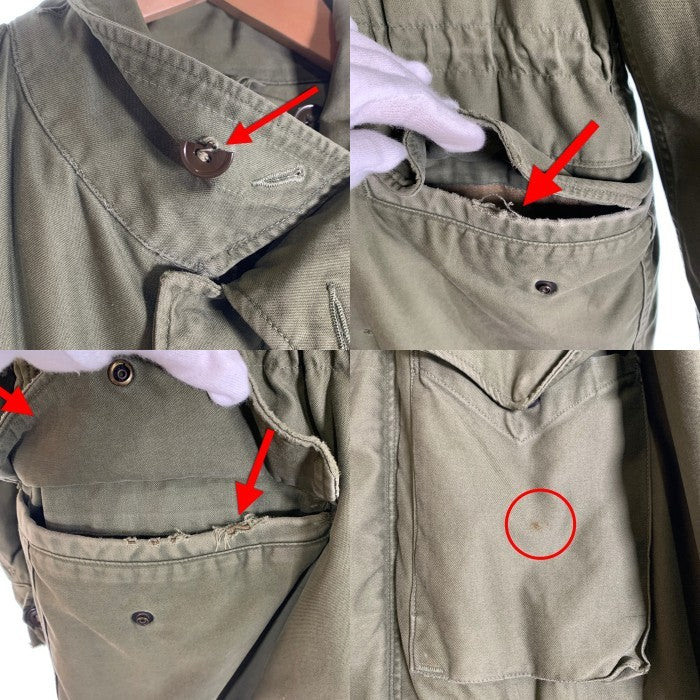 50's U.S.ARMY 米軍 M-51 フィールドジャケット オリーブ Size MEDIUM LONG 福生店