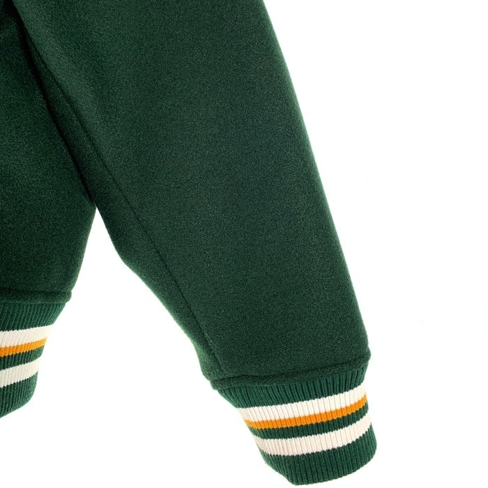 SKOOKUM スクーカム 22AW MLB オークランド・アスレチックス スタジアムジャケット スタジャン ワッペン グリーン Size 4 福生店