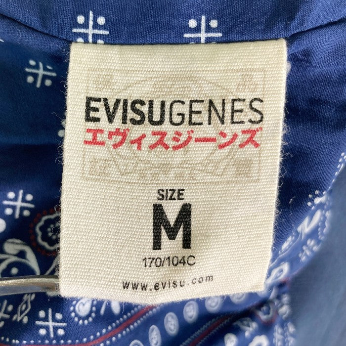 EVISU GENES エビス スタジャン ポケット デニム  ジャケット ネイビー sizeM 瑞穂店