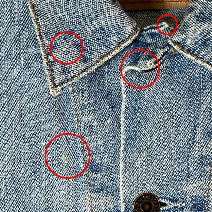 Levi’s リーバイス 70550-0476 01年製 ユーロリーバイス チュニジア製 トラッカージャケット Gジャン ライトインディゴ sizeL 瑞穂店