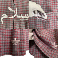 SUPREME シュプリーム 23SS UNDERCOVER アンダーカバー S/S Flannel Shirt ショートスリーブ フランネルシャツ プリント グレー チェック Size L 福生店
