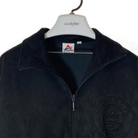 AVIREX アヴィレックス 783-3130022 直営店限定 EMBOSS STAND ZIP JACKET エンボス スタンドジップジャケット ブラック sizeM 瑞穂店