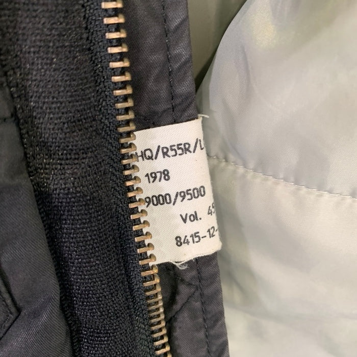 DIESEL ディーゼル コットン ジップアップ 中綿ジャケット ブラック ファー欠品 Size L 福生店