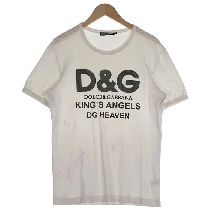 DOLCE & GABBANA ドルチェアンドガッバーナ 半袖 Tシャツ ホワイト Size 46 福生店