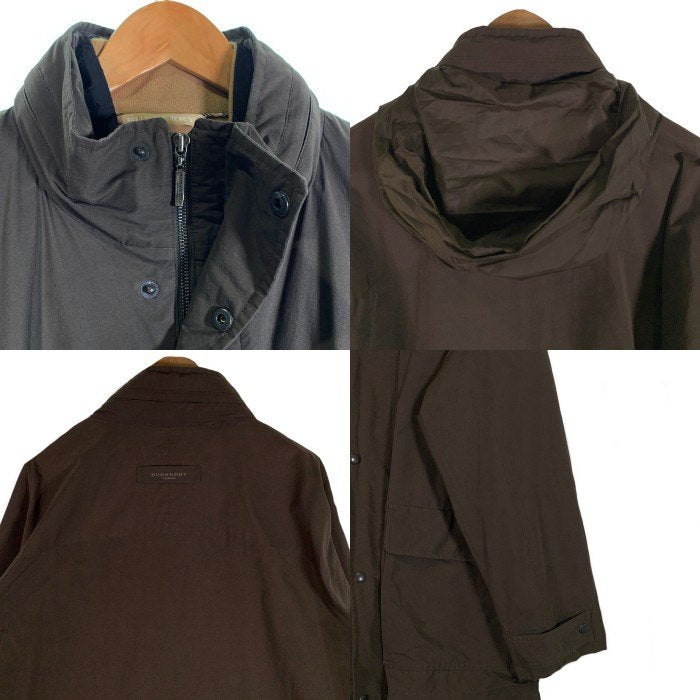 BURBERRY LONDON バーバリーロンドン コットン ポリエステル ハーフコート カーキ キルティングライナー付 BBN05-116-76 Size LL 福生店