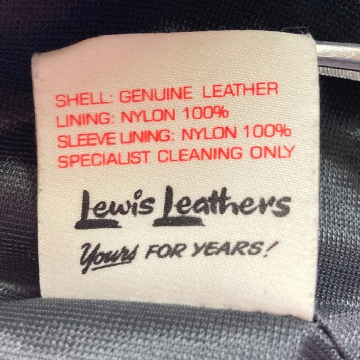 Lewis Leathers ルイスレザー 441T CYCLONE サイクロン タイトフィット ホースハイド ダブル ライダースジャケット ブラック size44 瑞穂店