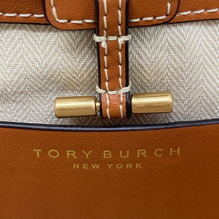 TORY BURCH トリーバーチ バケツバッグ 2way レザー ブラウン 瑞穂店