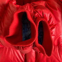 MONCLER モンクレール ナイロン ダウンジャケット レッド フランス製 アシックス レッド Size 00 瑞穂店