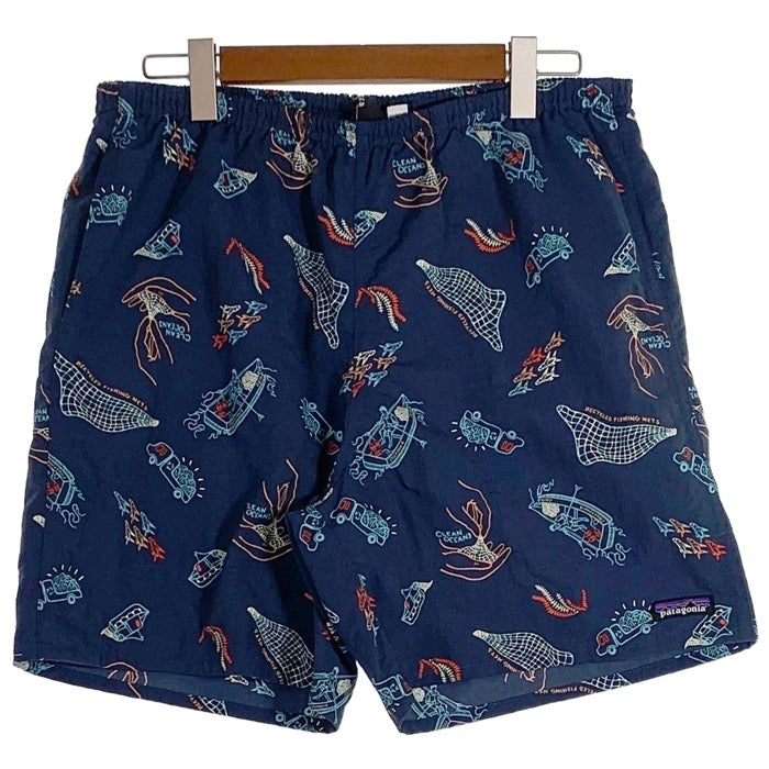 Patagonia パタゴニア 22SS Baggies Longs バギーズロング ショーツ ネイビー  STY58035SP22 Size L 福生店