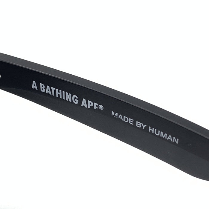 A BATHING APE アベイシングエイプ ダブルブリッジ サングラス ブラック BS13024 日本製 福生店