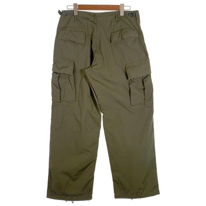 60’s U.S.ARMY 米軍 ジャングルファティーグ ミリタリーカーゴパンツ オリーブ リップストップ 8405-935-3307 69年会計 2 Size M-S 福生店