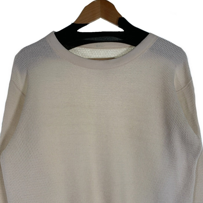80's U.S.ARMY 米軍 UNDERSHIRT コットン サーマルカットソー ホワイト Size XL 福生店